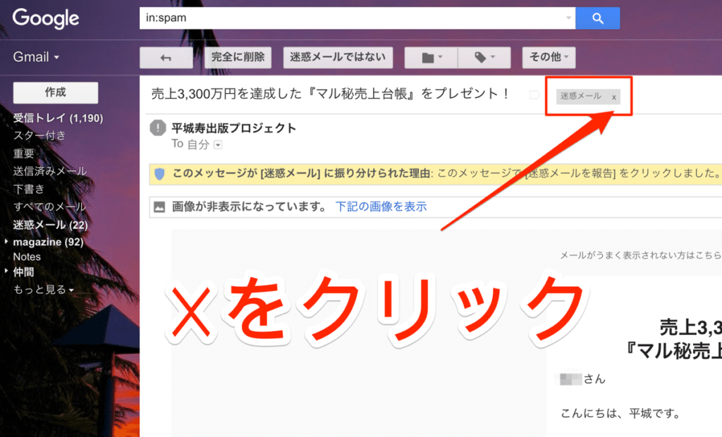 平城からのメールが届かない方へ 平城寿のクラウドライフ